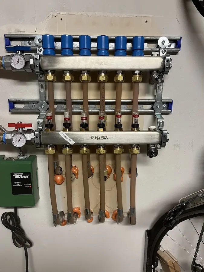 Plumber performing Leak Detection at a residential property in West Hanover